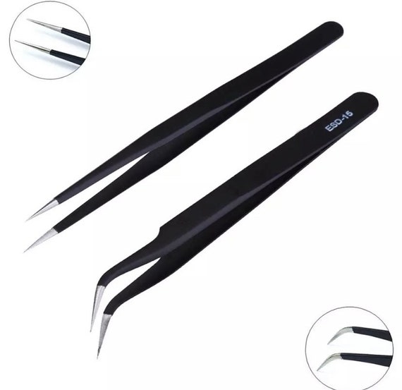 Cake Decorating Tweezers Tweezers Elbow Tip Tweezers Etsy Israel