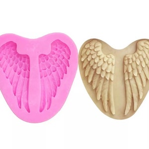 Angel Wings- Fondant Mold-Angle-Baby Cherub-Cherub’s Angle’s WINGS-Wing Silicone Mold-Candy Mold-Topper Mold