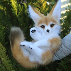 Pre-order Fennec Fox poseable art doll plush