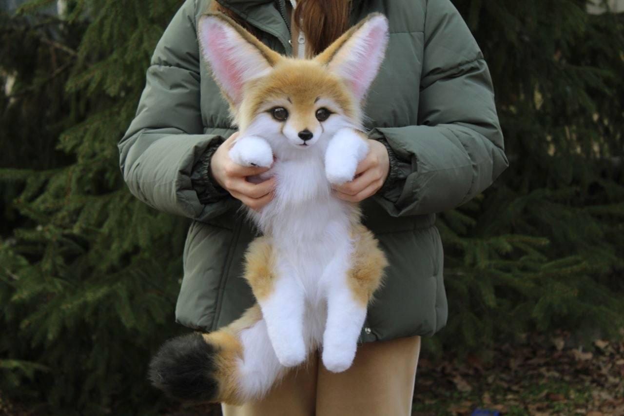 Pre-order Fennec Fox Collectible Soft Sculpture Plush Puppy Toy - Etsy