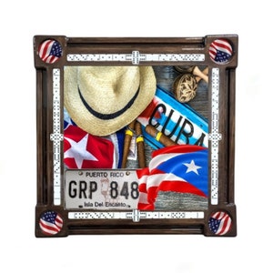 MADE IN USA Cuban Puerto Rican American Domino Table by Domino Tables by Art