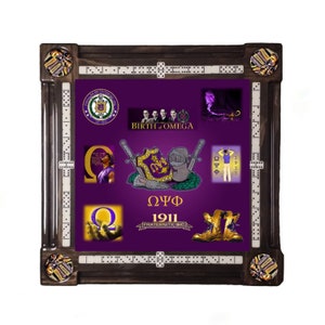 Omega Psi Phi 1 Domino Table by Domino Tables by Art