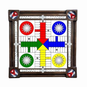 パルチーシ キューバ国旗 ドミノテーブル by Domino Tables by Art