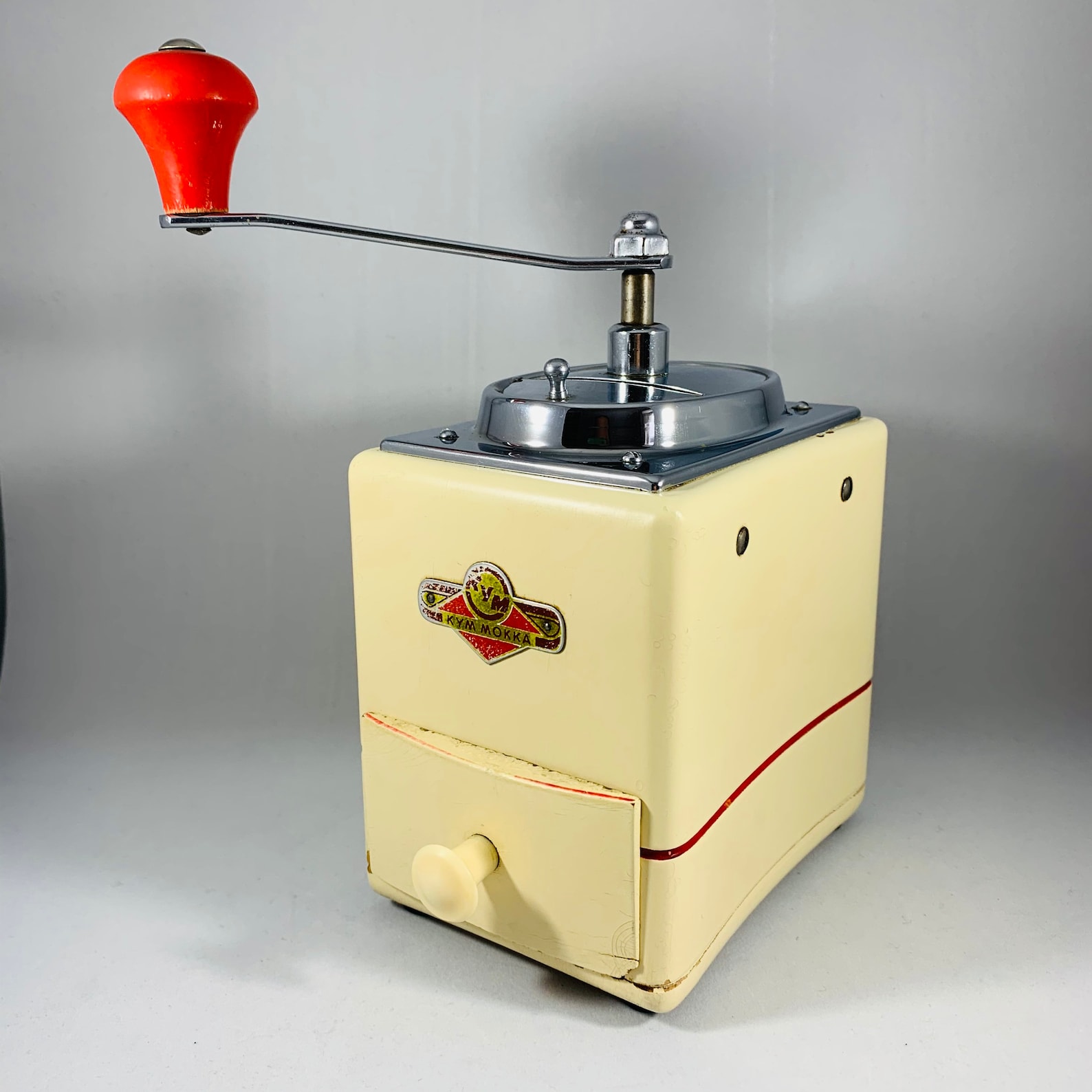 KYM MOCCA Coffee Grinder Vintage Mid Century Coffee Etsy