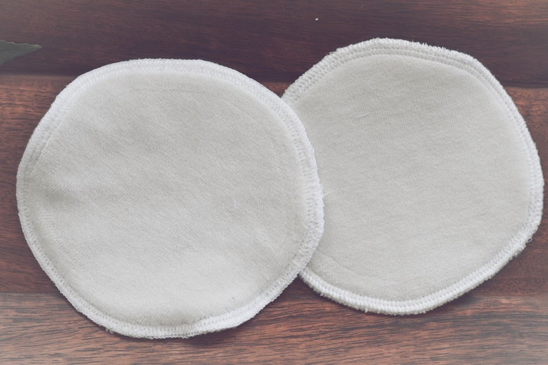 GOTS Organic Cotton Nursing Pads Soft Reusable Breastfeeding Etsy