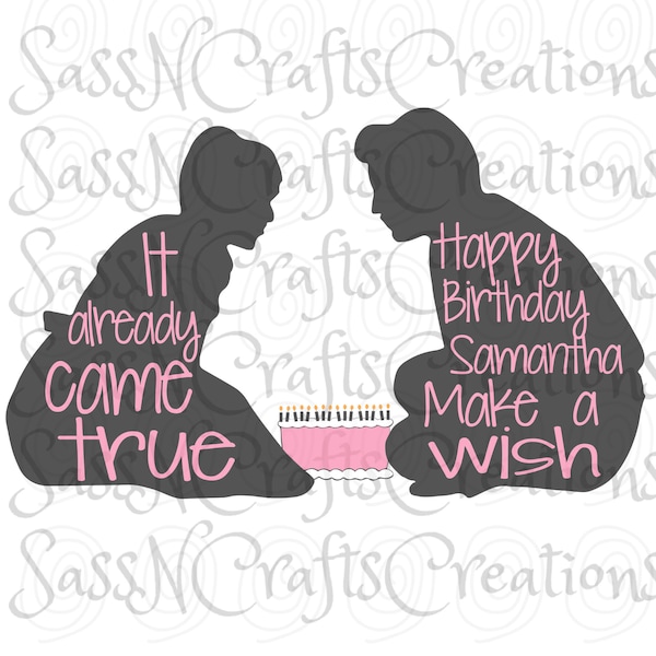 Make a Wish Sixteen Candles SVG File for Cricut, SCAL, Scan and Cut, Inkscape, Silhouette