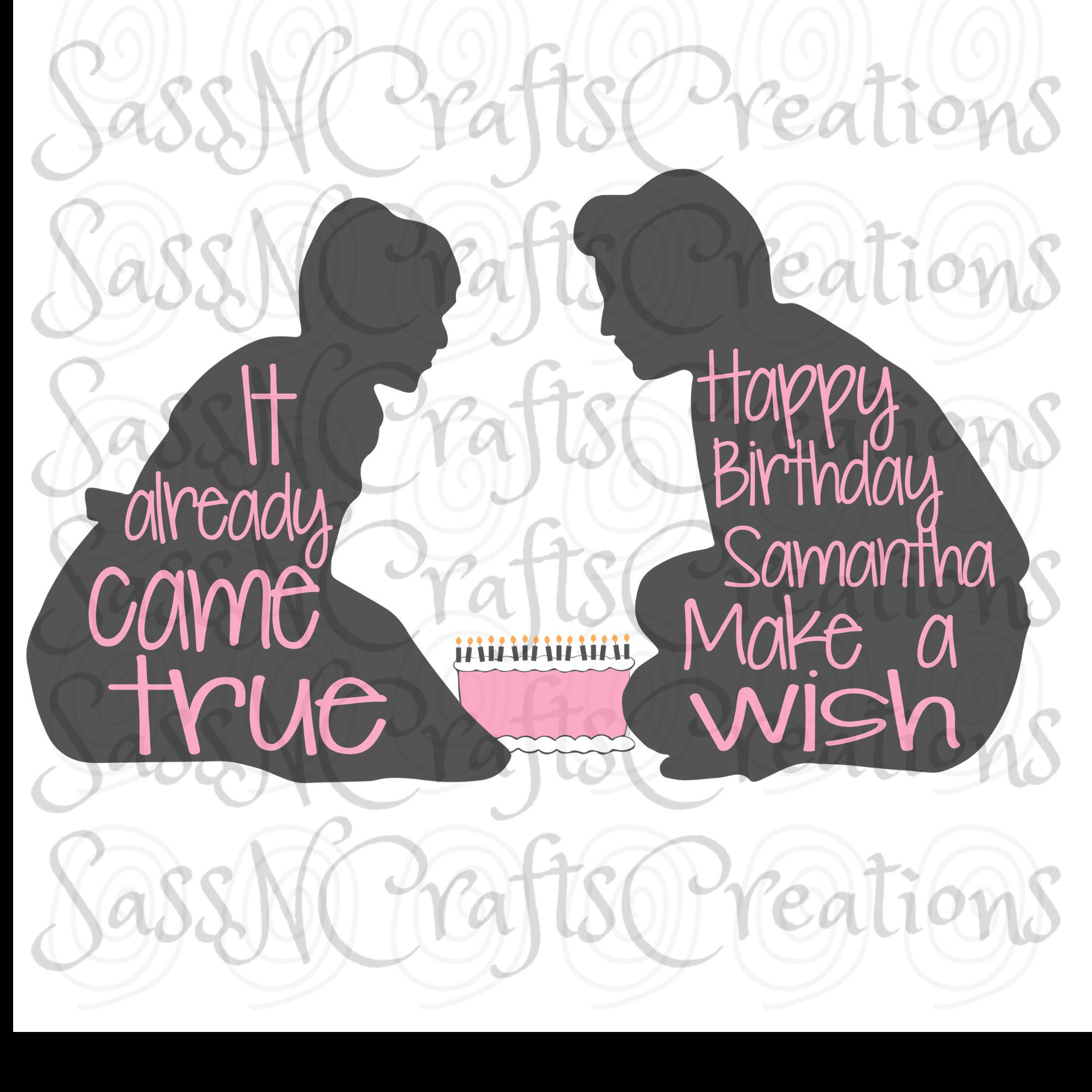 Make a Wish Sixteen Candles SVG File for Cricut, SCAL ...