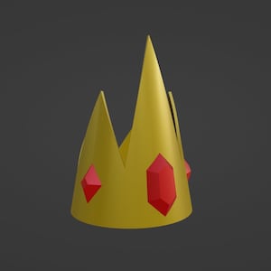 Adventure Time Ice King/Simon Petrikov Crown 3d model