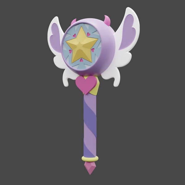 Star vs the Forces of Evil Season 3 Wand 3d Model