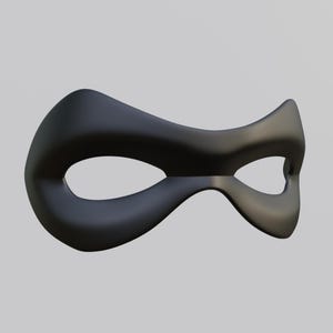 Comic Style Superhero Robin Mask 3D model