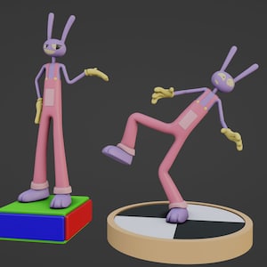The Amazing Digital Circus Jax Figure 3D Model