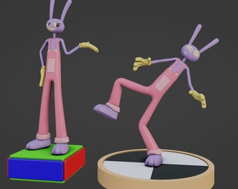 The Amazing Digital Circus Jax Figure 3D Model