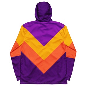 90's Purple & Orange Windbreaker