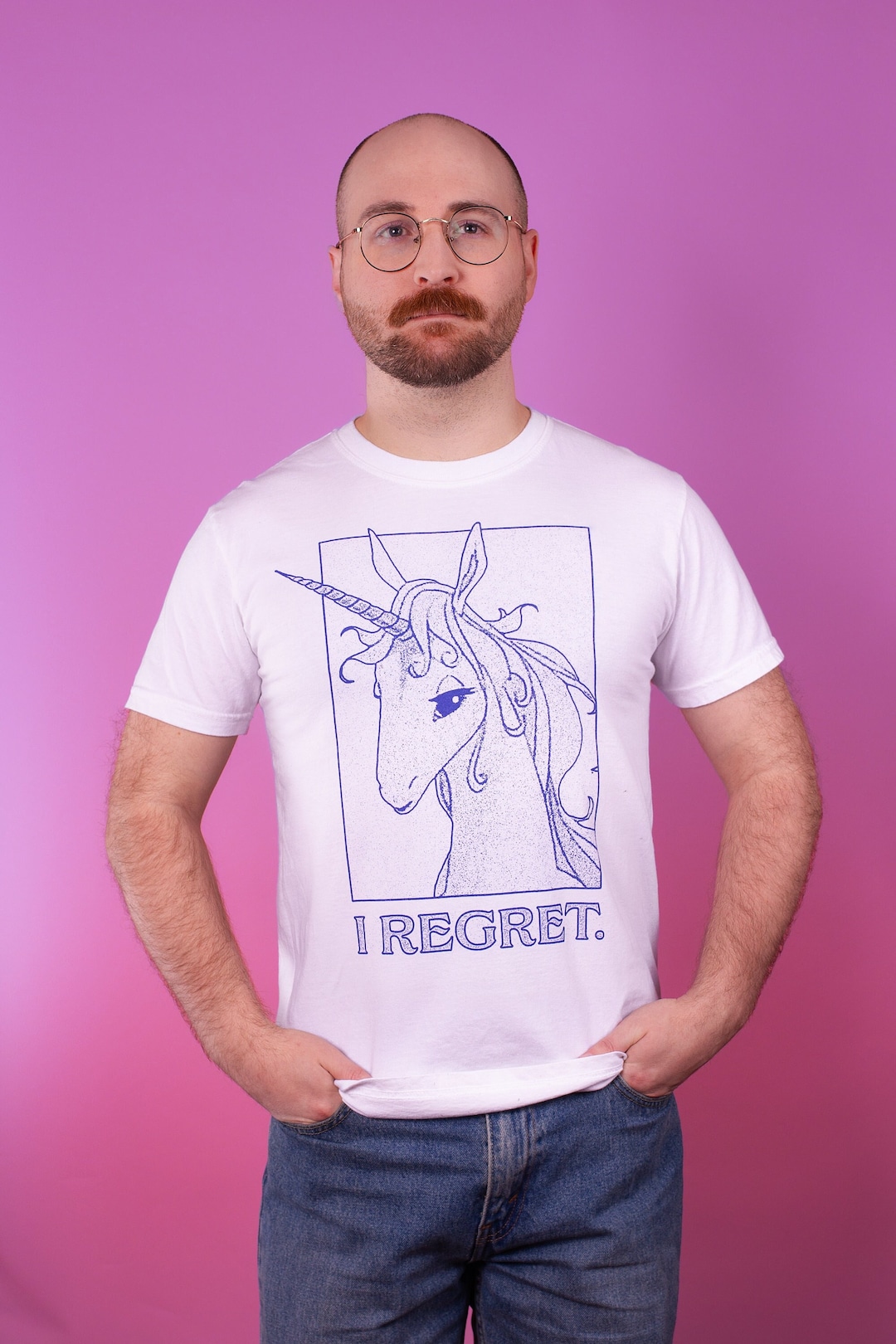 The Last Unicorn I Regret Tshirt, Retro 1980's Shirt Etsy