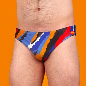 90's 70s swimwear mens