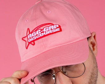 Age Gap Discourse Hat, Gen Z Twitter Discourse, Ironic Funny Hat, Y2K Style Cap, Problematic Age Gap