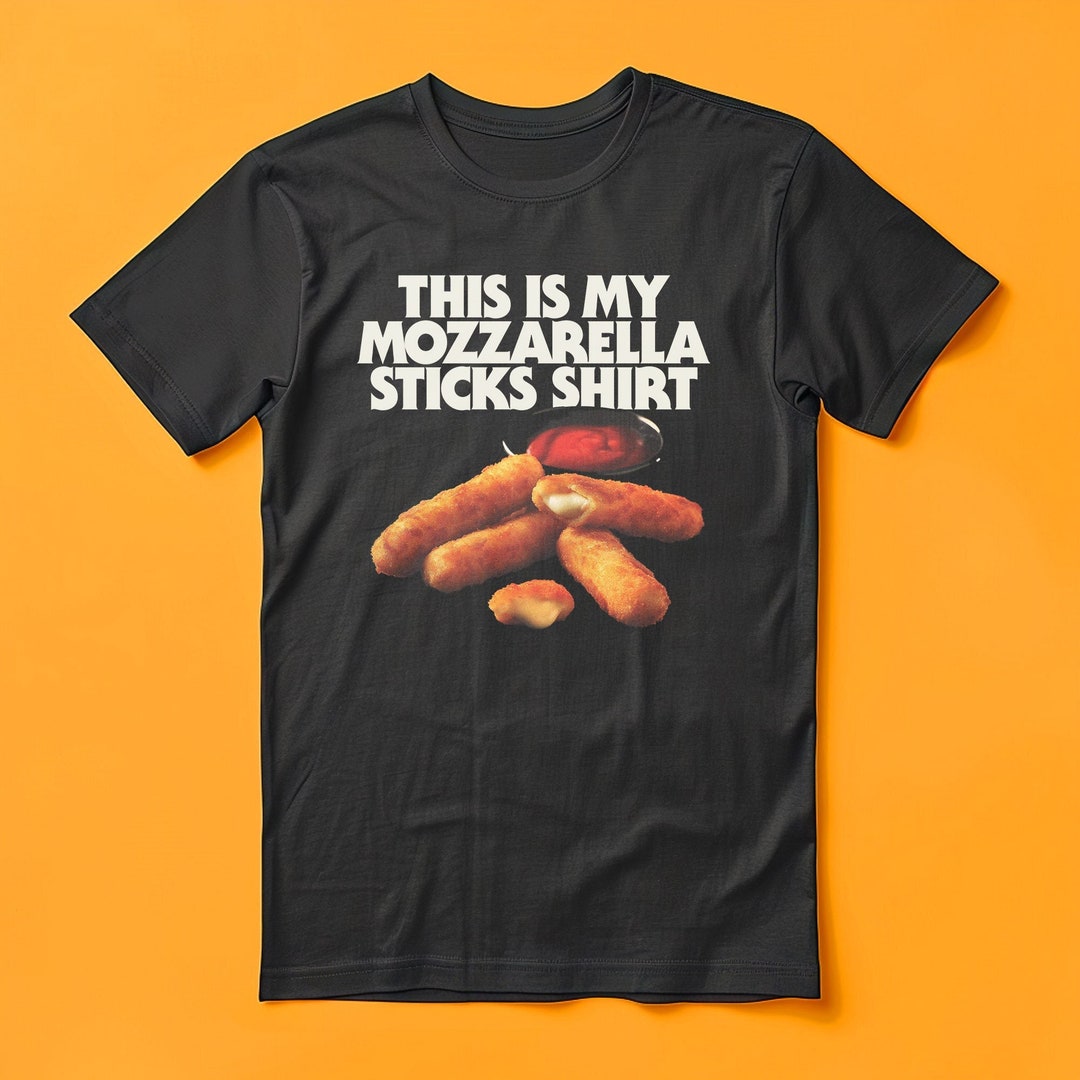 Mozzarella Sticks 80's Tshirt, Ironic Funny Joke Shirt, Retro Vintage Style, Comfort Colors Etsy