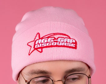 Age Gap Discourse Beanie, Gen Z Twitter Discourse, Ironic Funny Hat, Y2K Style  beanie, Problematic Age Gap