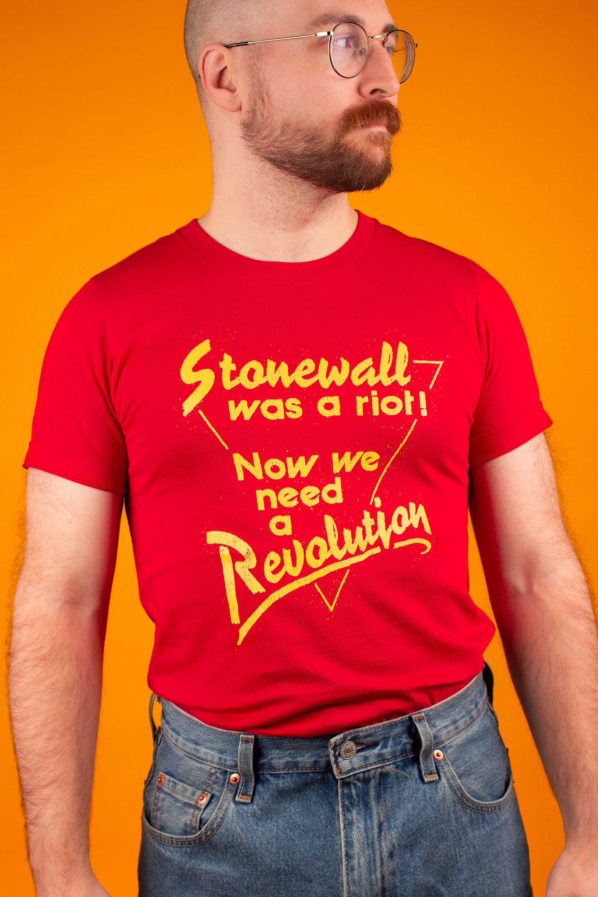 RIOT Vintage Style Protest T-Shirt For Men - Soft Cotton Blend, Classic Fit, Screen Printed Design, Available In Multiple Colors & Sizes