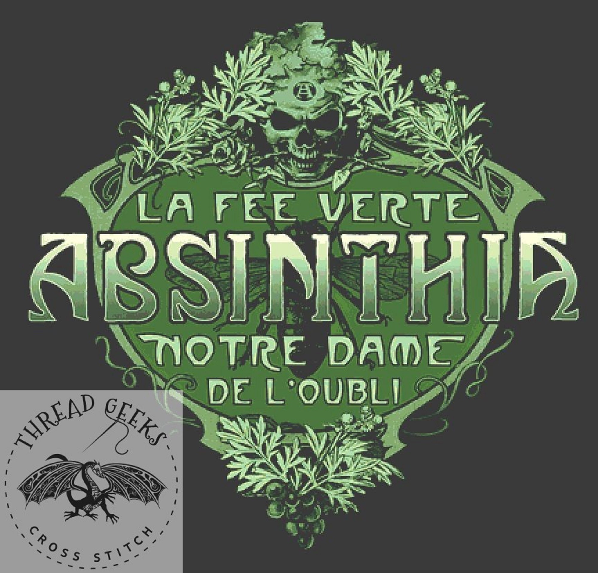 Absinthia-La Fee Verte/Green Fairy/Absinthe T-Shirt Absinthia-La Fee Verte/Green Fairy/Absinthe T-Shirt