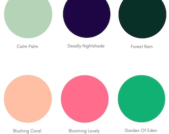 Furniture Paint, Chalk Paint for Furniture Clay, Dark Blue, Dark Green, Pink Paint, Mint Green, Salmon Color, Bright Green, Art Paint 16oz
