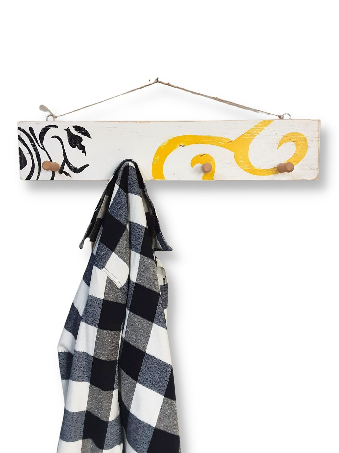 Wodden Wall Coat Rack Colorful Coat Hanger Gifts for Etsy UK