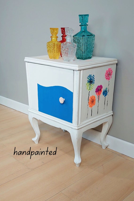 Small on sale vintage nightstand