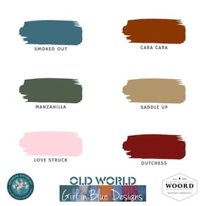 NUEVA pintura mineral para muebles pintados, pintura de arcilla y tiza para muebles reciclados - Daydream Apothecary I Old World de Girl In Blue Designs