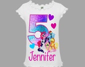 My Little Pony Birthday Shirt, My Little Pony Girl 39 s Birthday Shirt