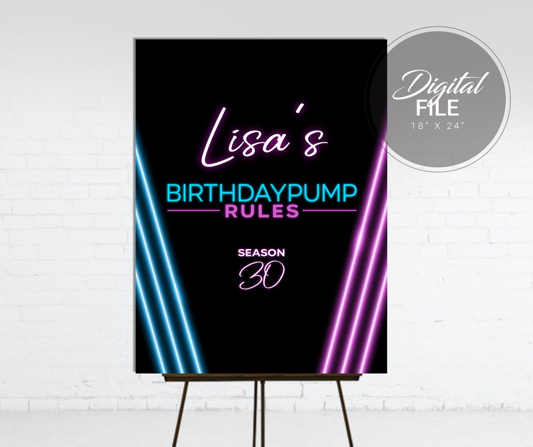 Vanderpump Rules Birthday Sign Vanderpump Rules Party Decoration