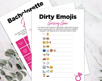 Real Bachelorette Party Games | Housewives Bachelorette Games | Hen Party Games for Adults Only | 12 Pack Printable Bundle