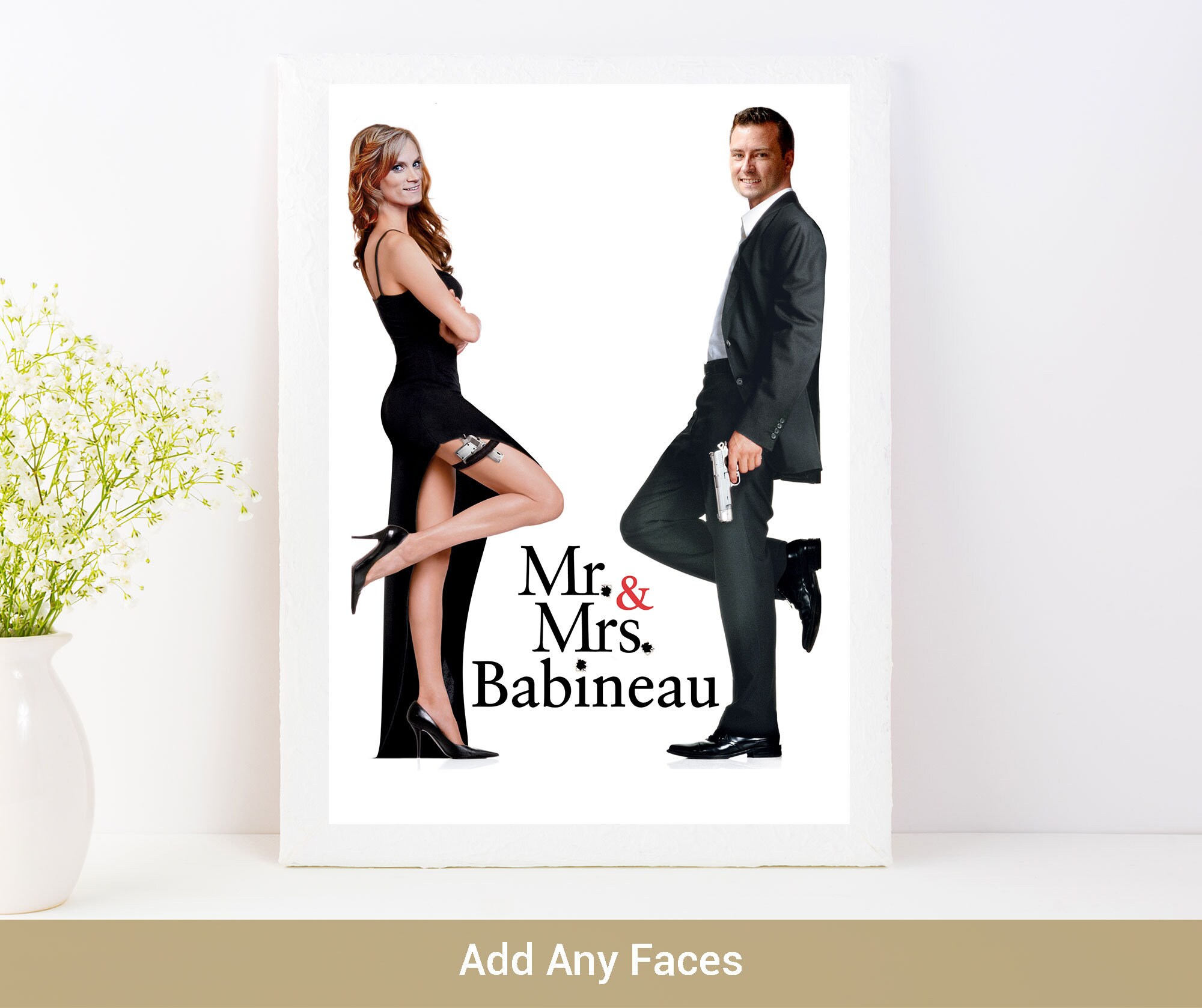Mr&Mrs Smith B1 ポスター 洋画 - メルカリ