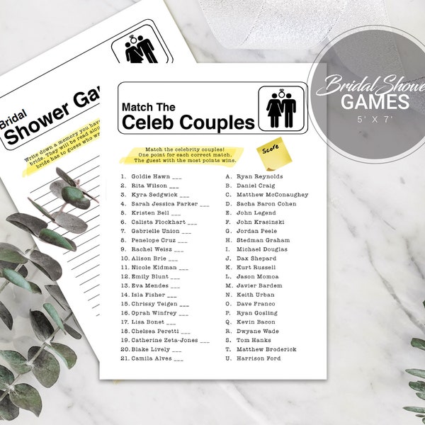 The Office Bridal Shower Games |  Office Bridal Party Games | Bridal Shower Game Printable Bundle