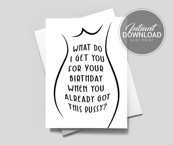 Funny Birthday Card For Him Birthday Card For Boyfriend Husband 