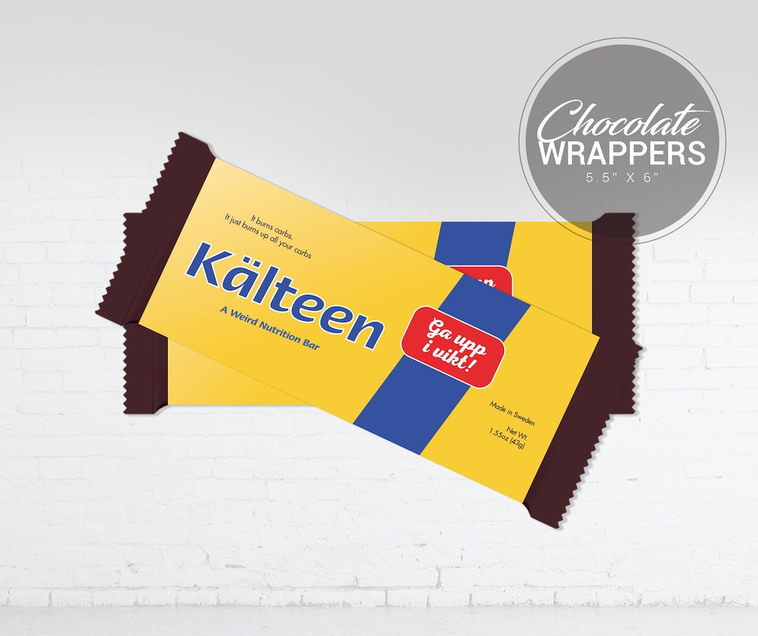 Mean Girls Kalteen Bar Wrapper Chocolate Bar Wrappers Mean Girls Party