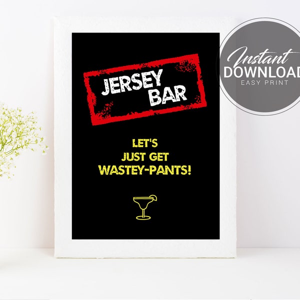 Jersey Shore Bar Sign | Jersey Shore Theme Decorations