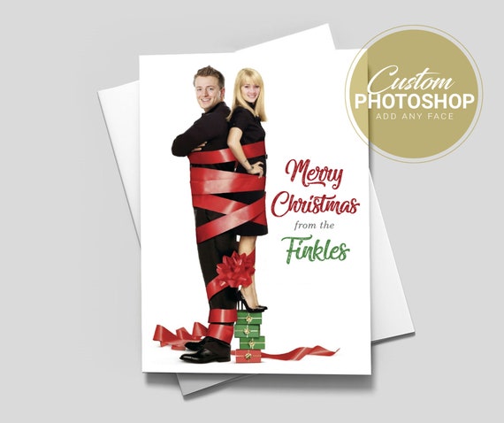 Custom Christmas Card for Couples | Funny Custom Holiday Card | Face Swap Card | Four Christmases Il_570xn