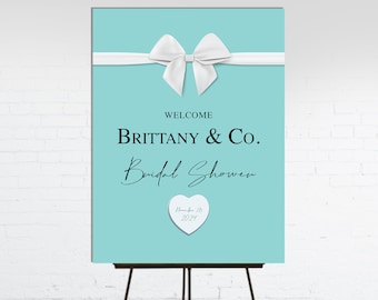 Bride and Co Bridal Shower Welcome Sign | Breakfast at Bridal Shower Banner | Bridal Shower Brunch Sign