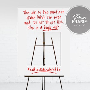 Mean Girls Photo Booth Frame | Mean Girls Bachelorette Decorations | Mean Girls Party Sign | Means Photo Booth Props