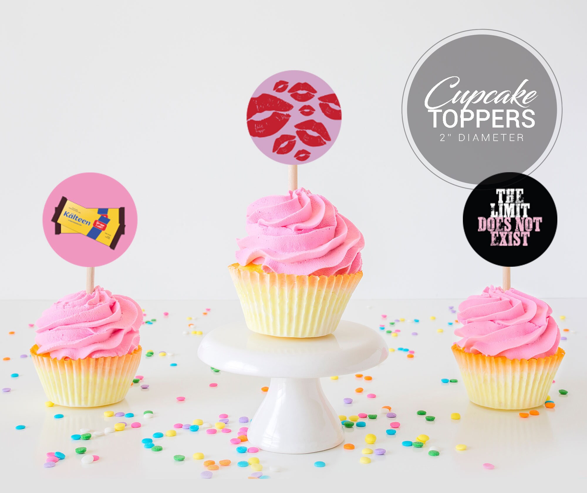 Mean Girls Cupcake Toppers Mean Girls Party Decor Set of 12 Unique Cupcake  Toppers Mean Girls Theme Decorations 