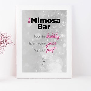 Real Housewives Mimosa Bar Sign image 2