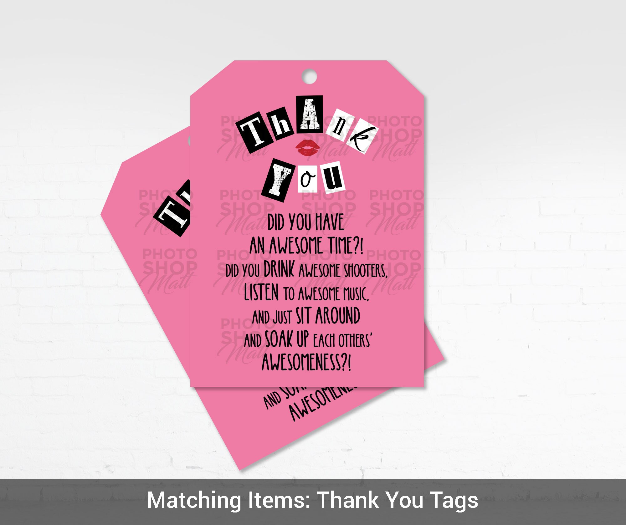 Mean Girls Party Invitation Mean Girls Birthday Theme Etsy