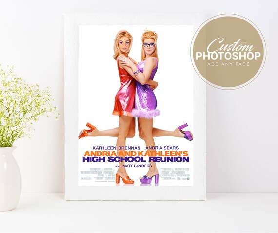 Romy and Michele's High School Reunion Face Swap Poster | Custom Face Swap Poster Il_570xn