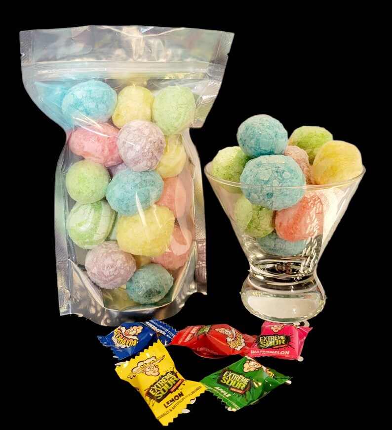 Freeze Dried Warheads Extreme Sour Freeze Dried Candy Sour Etsy