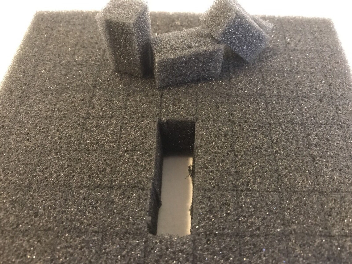Replacement Pick and Pluck Charcoal Custom Exact Foam Sheet With 1/2 Pull Apart Grid Etsy