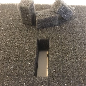 Foam Ninja Polyethylene Foam Sheet 12 x 12 x 1 Inch Thick - 2 Pack Black  Charcoal - Custom Foam Inserts High Density Closed Cell PE Case Packaging