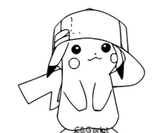 Pikachu Silhouette Etsy