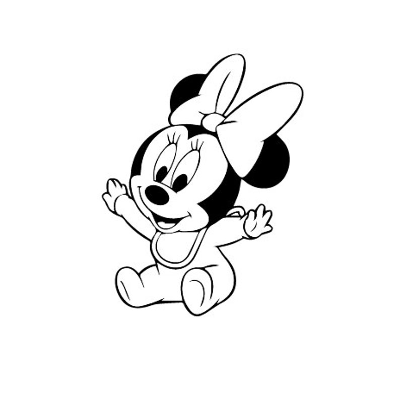 Free Free 263 Baby Minnie Mouse Svg Files SVG PNG EPS DXF File