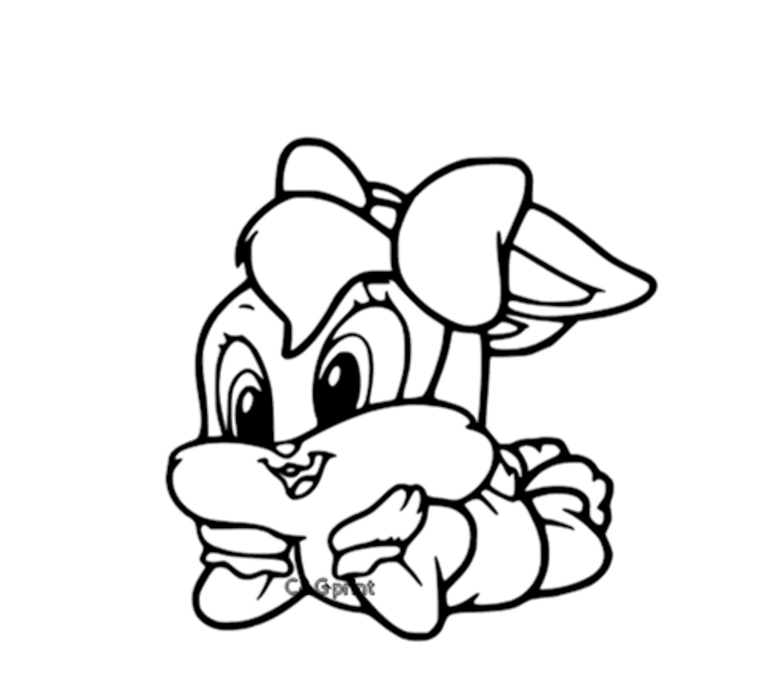 Lola Bunny Stencil