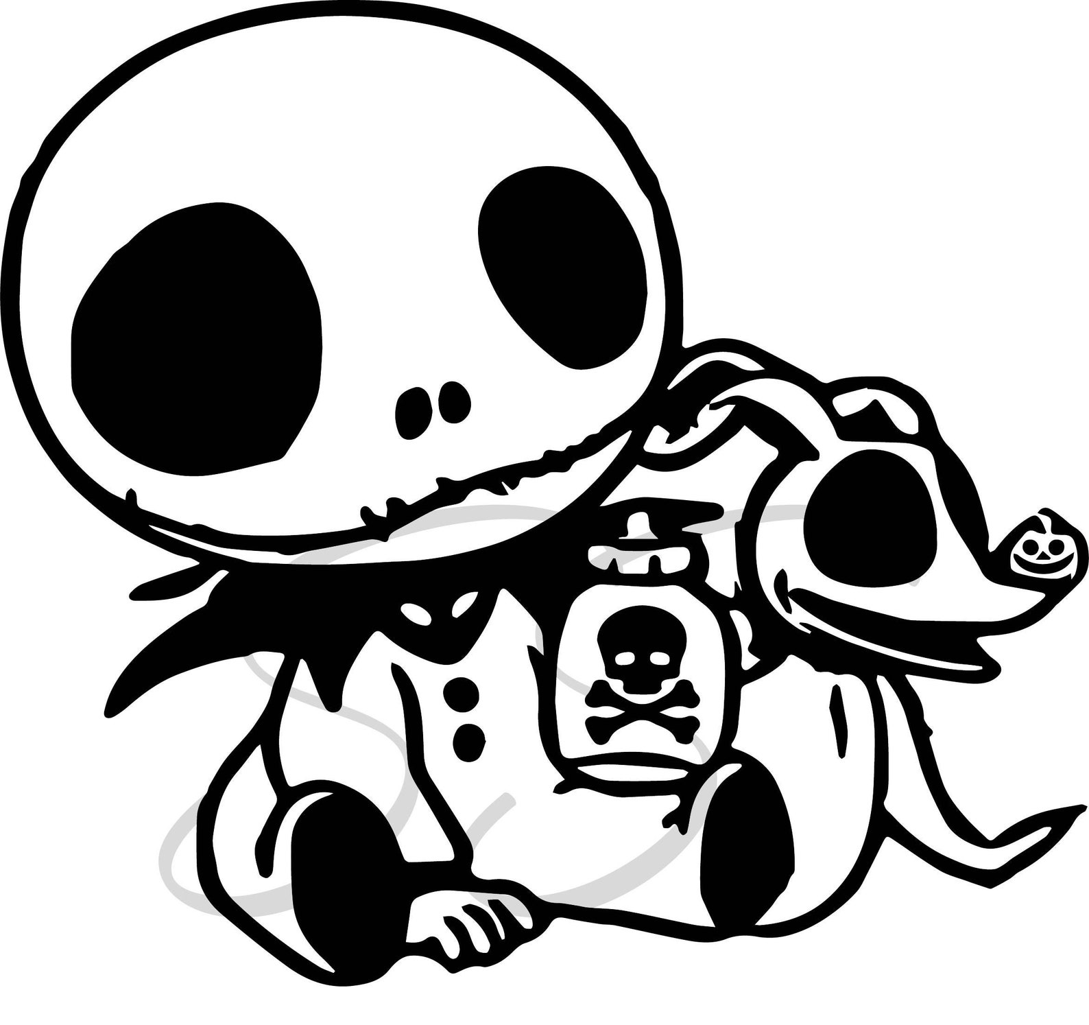 Baby Jack Skellington Svg Nightmare Before Christmas Etsy